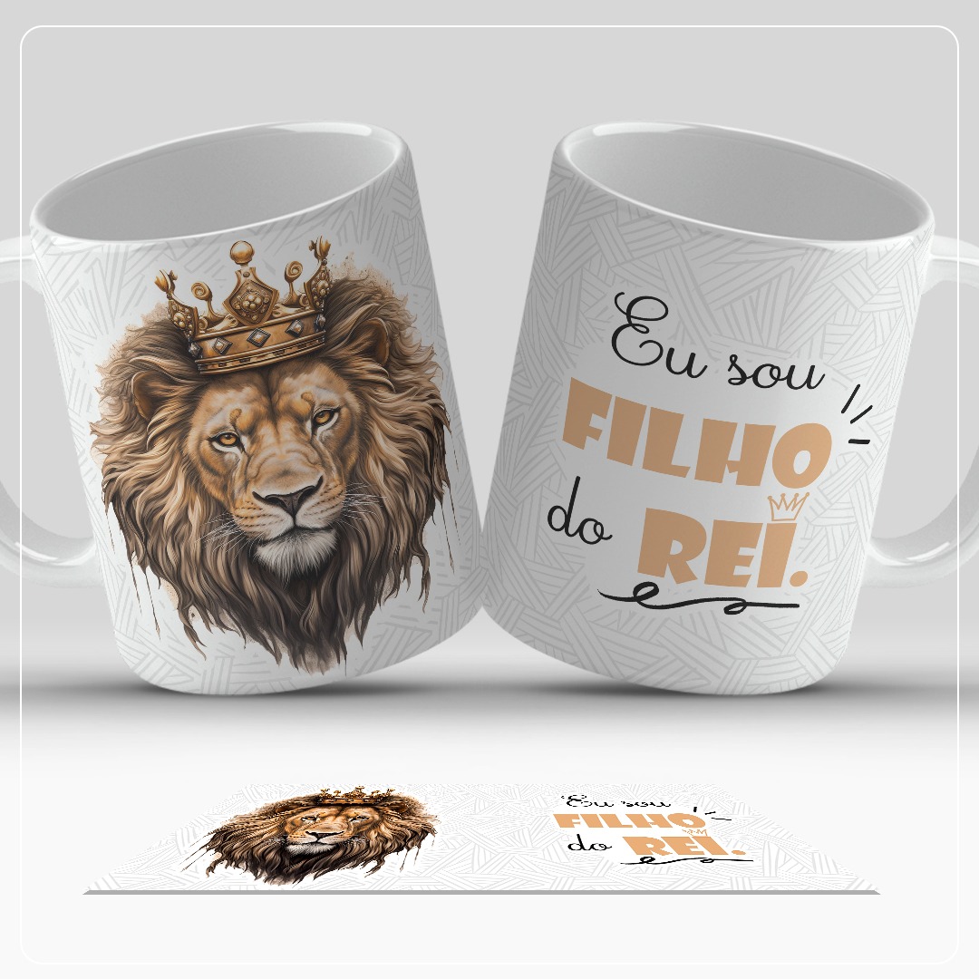 Caneca colecionável com acabamento fino