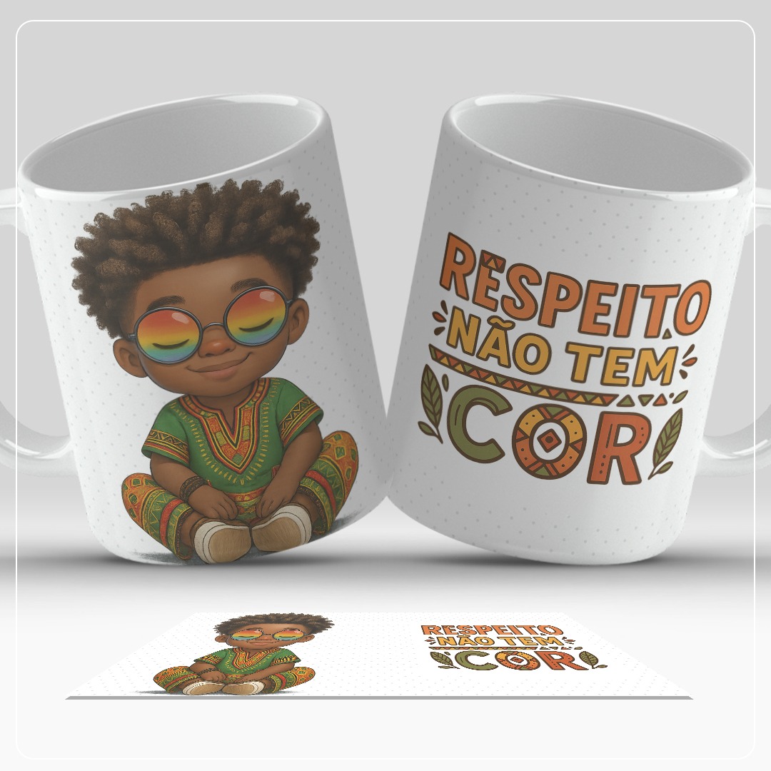 Caneca temática com estampa de alta definição
